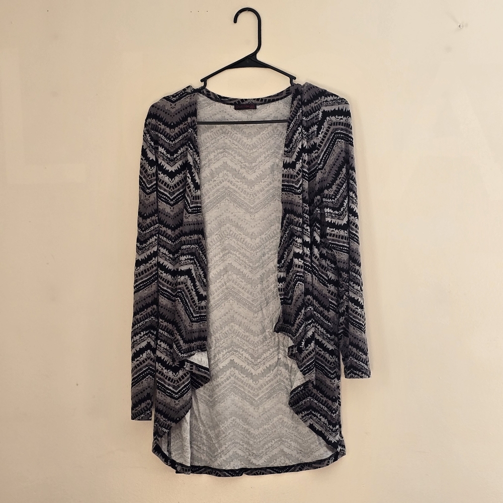 Sheila Rose Women's Large Gray Cardigan
